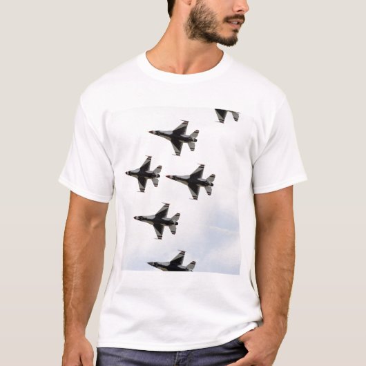 T-shirt Les Thunderbirds forment une formation Delta de 6  (Devant)