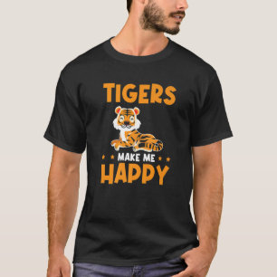 T-shirt Les Tigres Animaux Sauvages Des Enfants Me Rendent