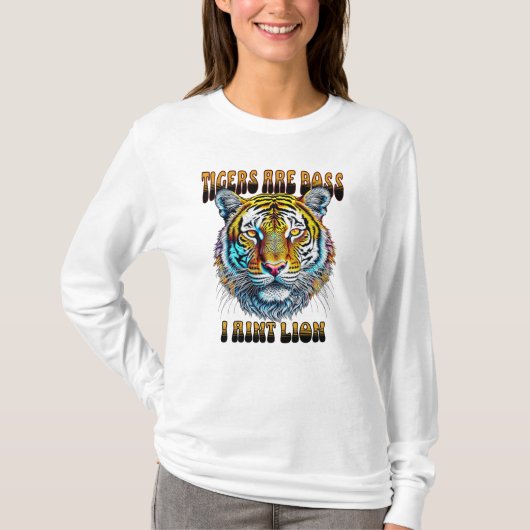 T-shirt Les tigres sont les patrons | I Aint Lion (Devant)