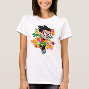 T-shirt Les titans de l'adolescence vont ! graphique