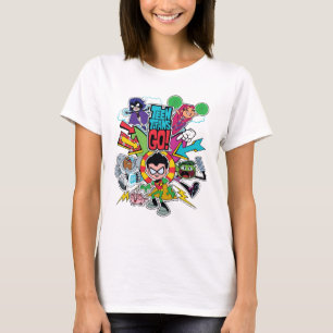 T-shirt Les titans de l'adolescence vont ! graphique de