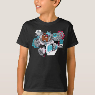 T-shirt Les titans de l'adolescence vont ! graphique de