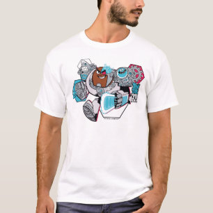 T-shirt Les titans de l'adolescence vont ! graphique de
