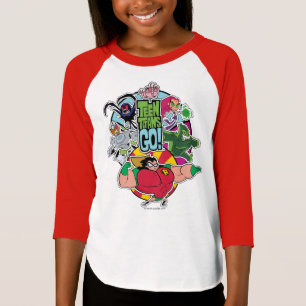 T-shirt Les titans de l'adolescence vont ! graphique de