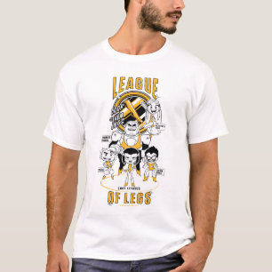 T-shirt Les titans de l'adolescence vont ! ligue de   des