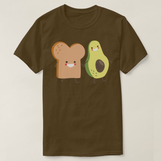 T-shirt Les toasts Avocado sont meilleurs ensemble 1 (Design devant)