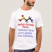 T-shirt Les tomates ont plus de gènes - Science (Devant)