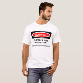 T-shirt Les tortues d'avertissement sont provoquant une (Devant entier)