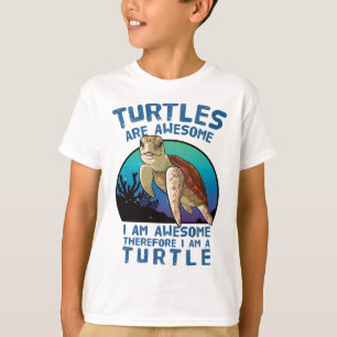 T-shirt Les Tortues Sont Superbes. Je suis génial