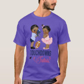 T-shirt Les touchdowns ou le genre ethniques de bébé de (Devant)