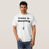 T-shirt Les traînées crie (Devant entier)