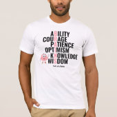 T-shirt Les traits d'un génie (Devant)