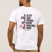 T-shirt Les traits d'un génie (Dos)