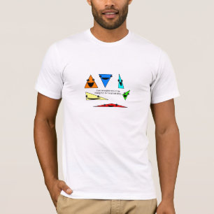 T-shirt Les triangles sont amusement !