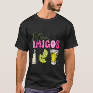 T-shirt Les Trois Amicos Cinco De Mayo Tequila Boivent Des