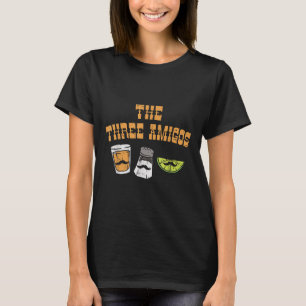 T-shirt Les Trois Amigos Tequila Salt Lime Cinco De Mayo D