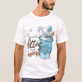 T-shirt Les trois choses les plus importantes en hiver (Devant)