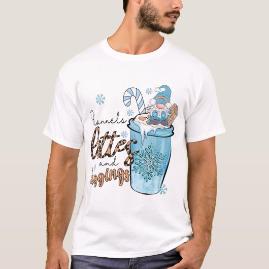T-shirt Les trois choses les plus importantes en hiver (Devant)