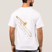 T-shirt Les trombones le font en sept positions (Dos)