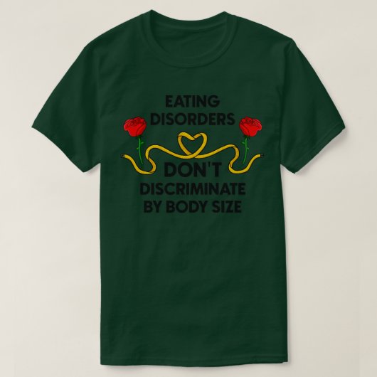 T-shirt Les Troubles De Manger Ne Discriminent Pas Selon L (Design devant)