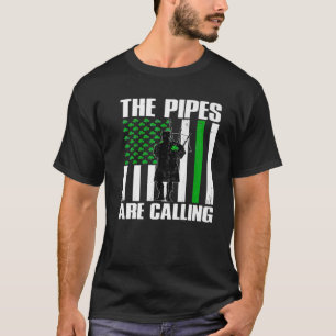T-shirt Les Tuyaux Appelent Le Jour de la Saint Patrick Ir