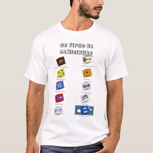 T-shirt Les types de préservatifs (Devant)