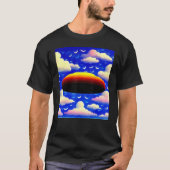 T-shirt Les Ufo sont réels et dans les nuages (Devant)