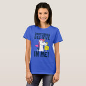 T-shirt Les Unicornes croient en moi (Devant entier)