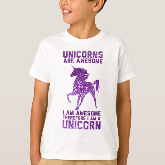 T-shirt Les Unicornes sont géniales (Devant)