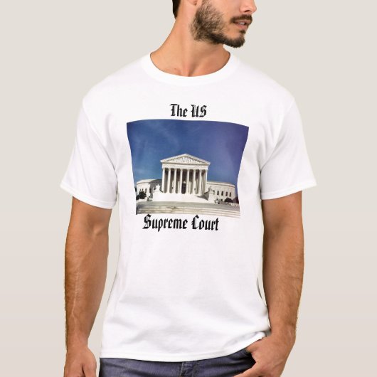 T-shirt Les USA, court suprême (Devant)