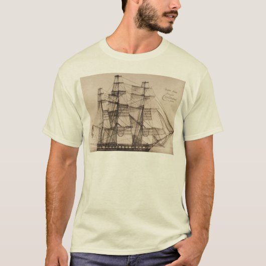 T-shirt Les USA embarquent la constellation sailplan (Devant)