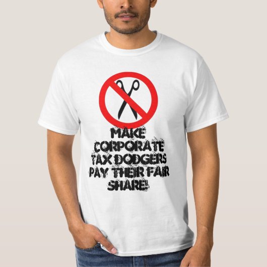 T-shirt Les USA non coupés (Devant)