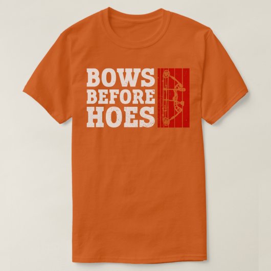 T-shirt Les vaches avant les vaches Archer de tir à l'arc (Design devant)