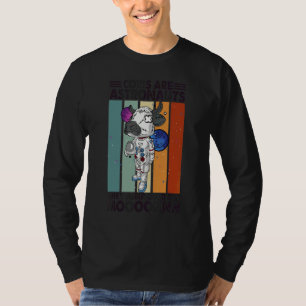 T-shirt Les vaches sont des astronautes elles sautent par-