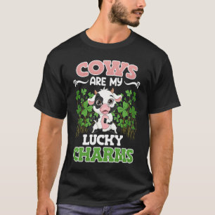T-shirt Les vaches sont mes porte-bonheur agriculteur 1