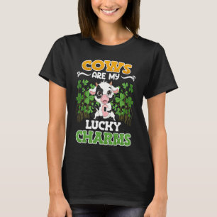 T-shirt Les vaches sont mon agriculteur de porte-bonheur