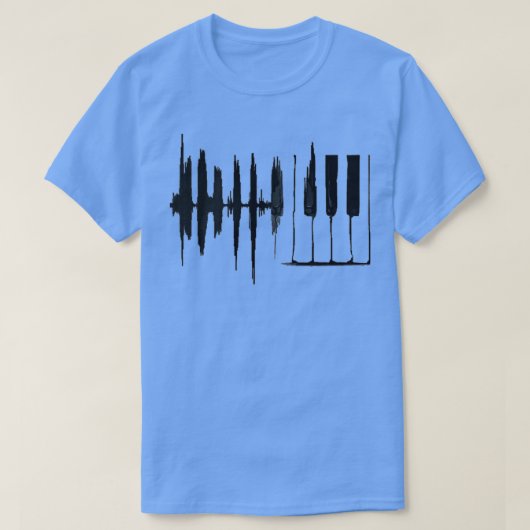 T-shirt Les Vagues Du Son (Design devant)
