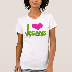 T-shirt Les végétaliens sont délicieux