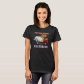 T-shirt Les Véhicules De Construction Feront Le Commerce D (Devant entier)