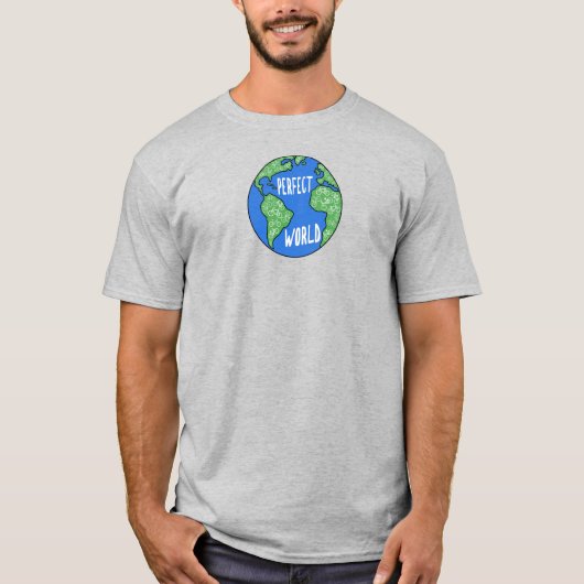 T-shirt Les Vélos Font Un Monde Parfait (Devant)