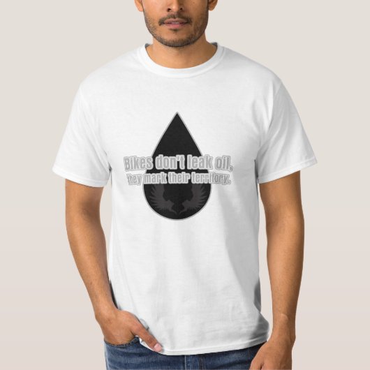 T-shirt Les vélos ne les coulent pas marquent le (Devant)