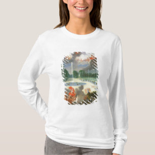 T-shirt Les vergers de Versailles. Vue de piscine de