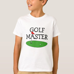 T-shirt Les vêtements de golf de l'enfant. Jolie chemise s