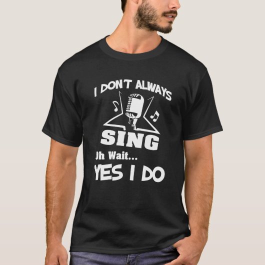 T-shirt Les vêtements de karaoke - cadeau de chanteur - (Devant)
