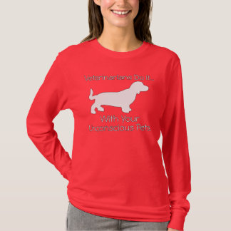 T-shirt Les vétérinaires le font... avec vos animaux incon