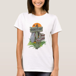 T-shirt les vieilles bottes de randonnée de Shanks