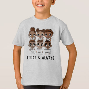 T-shirt Les vies noires comptent aujourd'hui et toujours