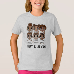 T-shirt Les vies noires comptent aujourd'hui et toujours