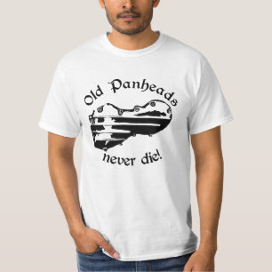 T-shirt Les vieux Panheads ne meurent jamais ! ! Harley Bi