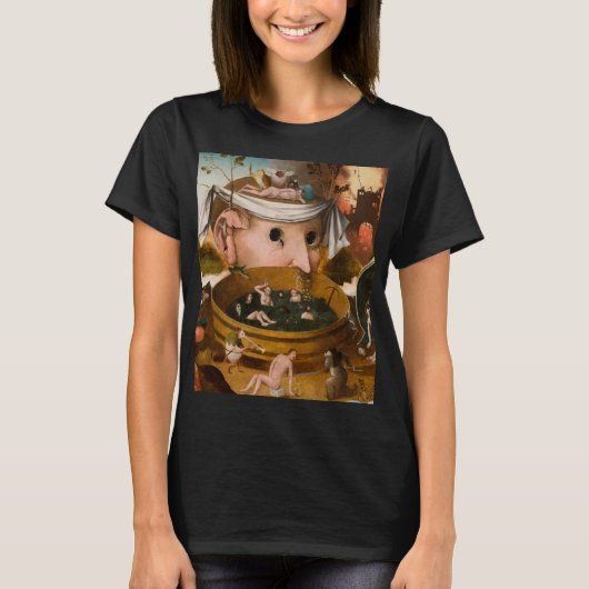 T-shirt Les Visions de Tondal, 1479 par Hieronymus Bosch (Devant)